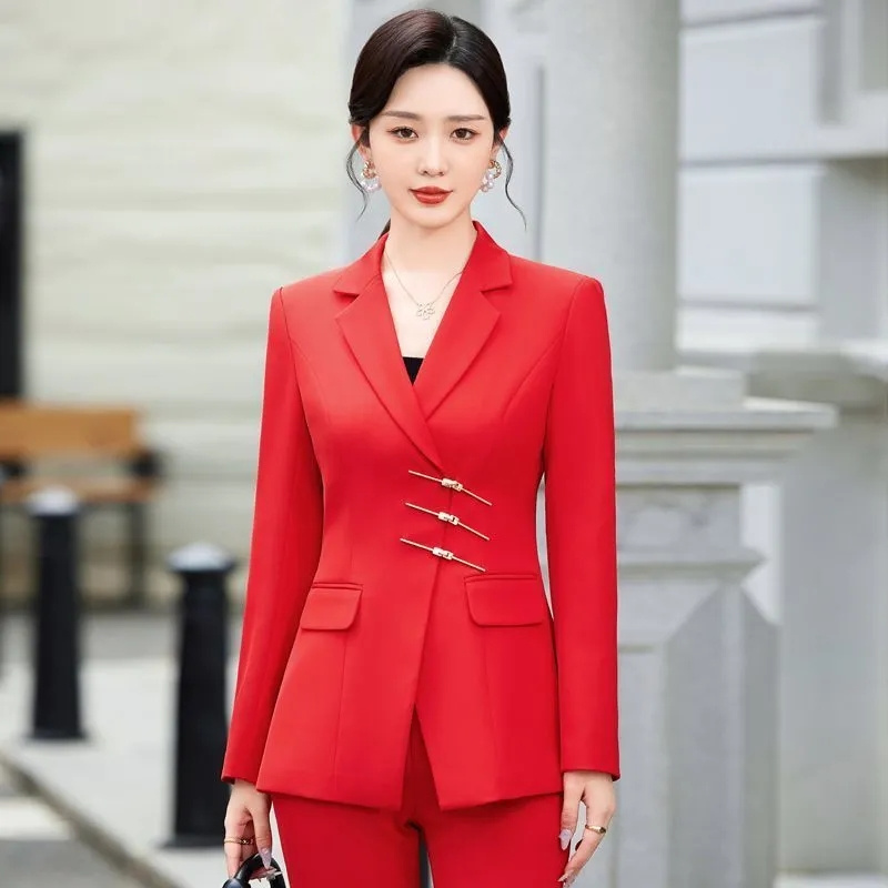Women Formal Wear Black And White - 2025 mode Putih Merah Hitam jaket