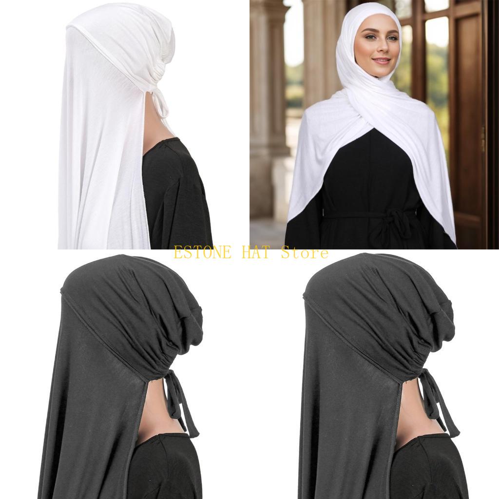Women Formal Wear Hijab - 49MF Hijab Poliester Bernapas Selendang Jilbab