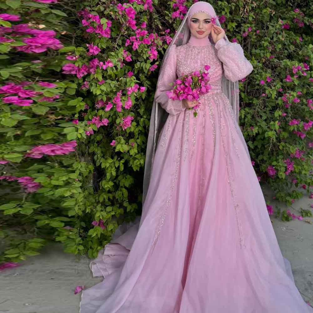 Women Formal Wear Hijab - Gaun Malam Abiye Mewah Khusus 2025
