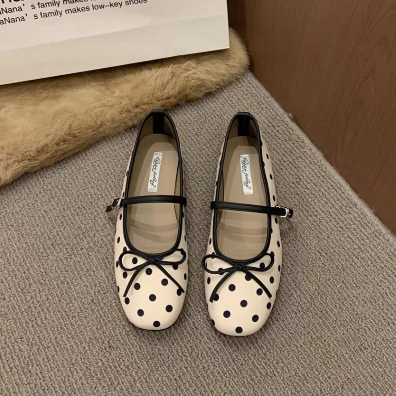 Sepatu Flat Desainer Pita Moti - Women Formal Wear For Office ulasan dan harga
