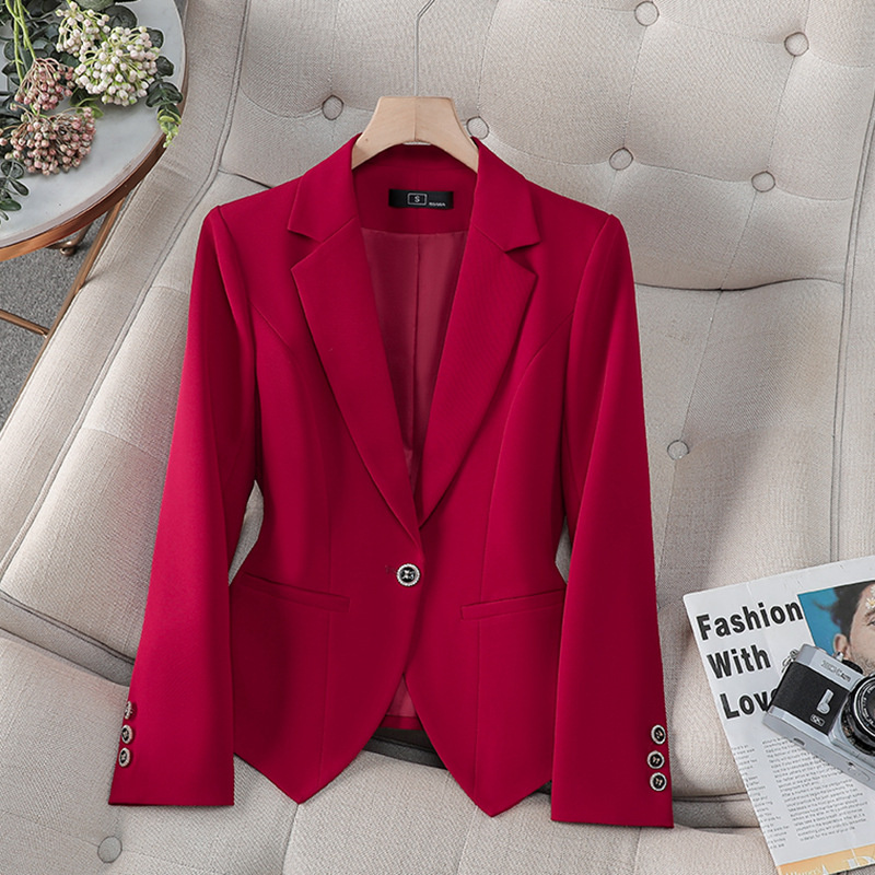 Blazer Formal Wanita Mode Baru - Women Formal Wear Black And White ulasan dan harga