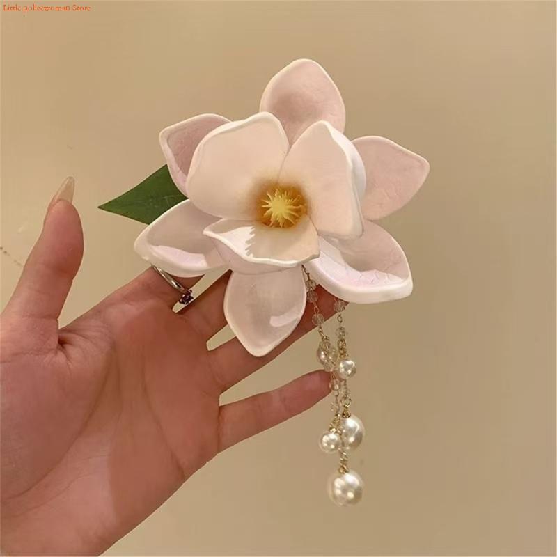 F92D Jepit Rambut Bunga Magnol - Formal Wear Hairstyles For Women ulasan dan harga
