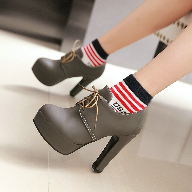 Sepatu Derby Oxford Wanita Hak - Women Formal Wear For Office ulasan dan harga