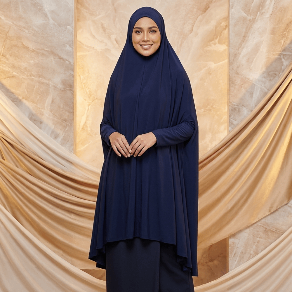 Kaftan Polos Abaya Muslim Paka - Women Formal Wear Hijab ulasan dan harga