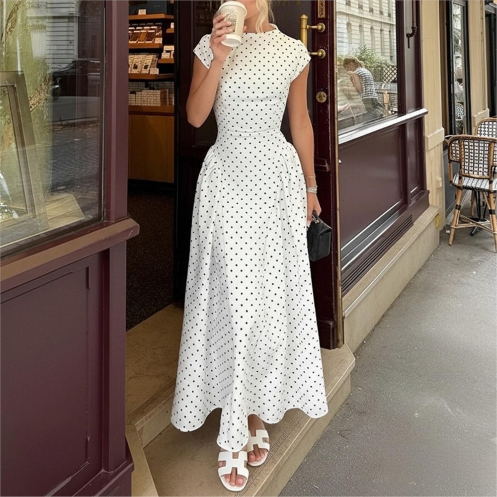 Gaun Wanita Lengan Pendek Moti - Women Formal Office Wear Tops ulasan dan harga