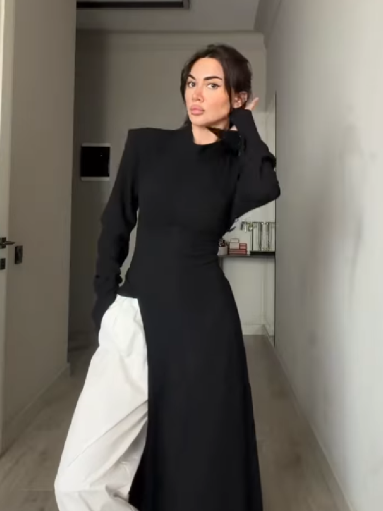 Gaun Maxi Wanita Elegan Berker - Women'S Formal Evening Wear Tops ulasan dan harga