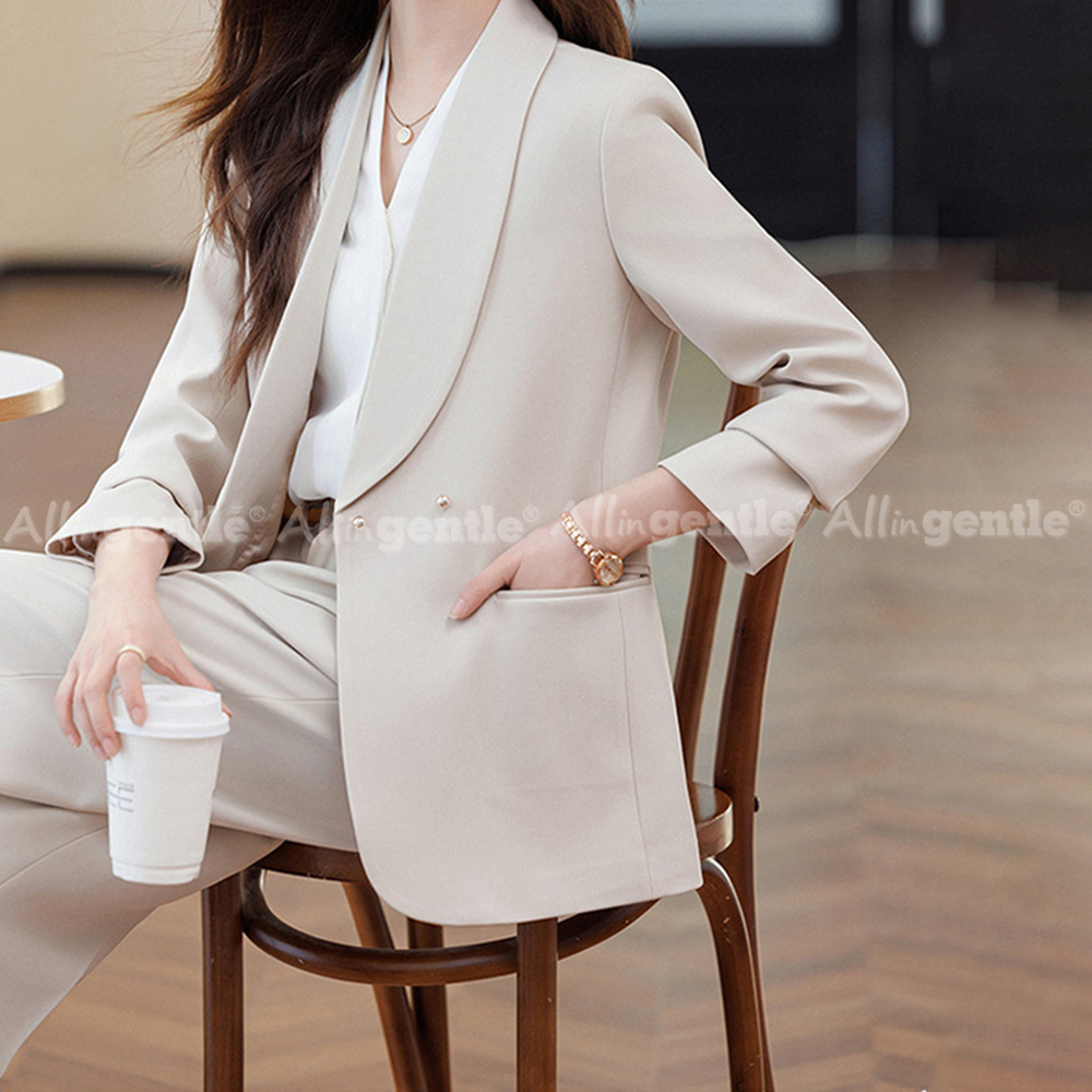 Setelan Kantor Wanita 2 Potong - Blazer Set Women Formal ulasan dan harga