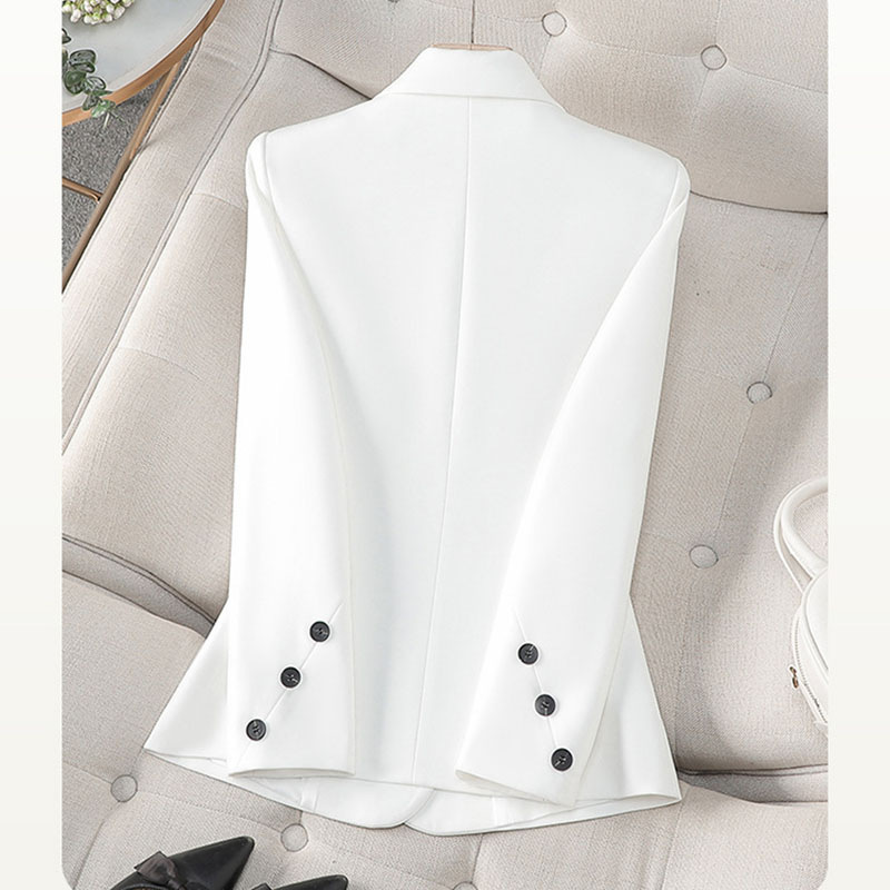 Blazer Hitam Putih Musim Semi  - Women Formal Wear Black And White ulasan dan harga