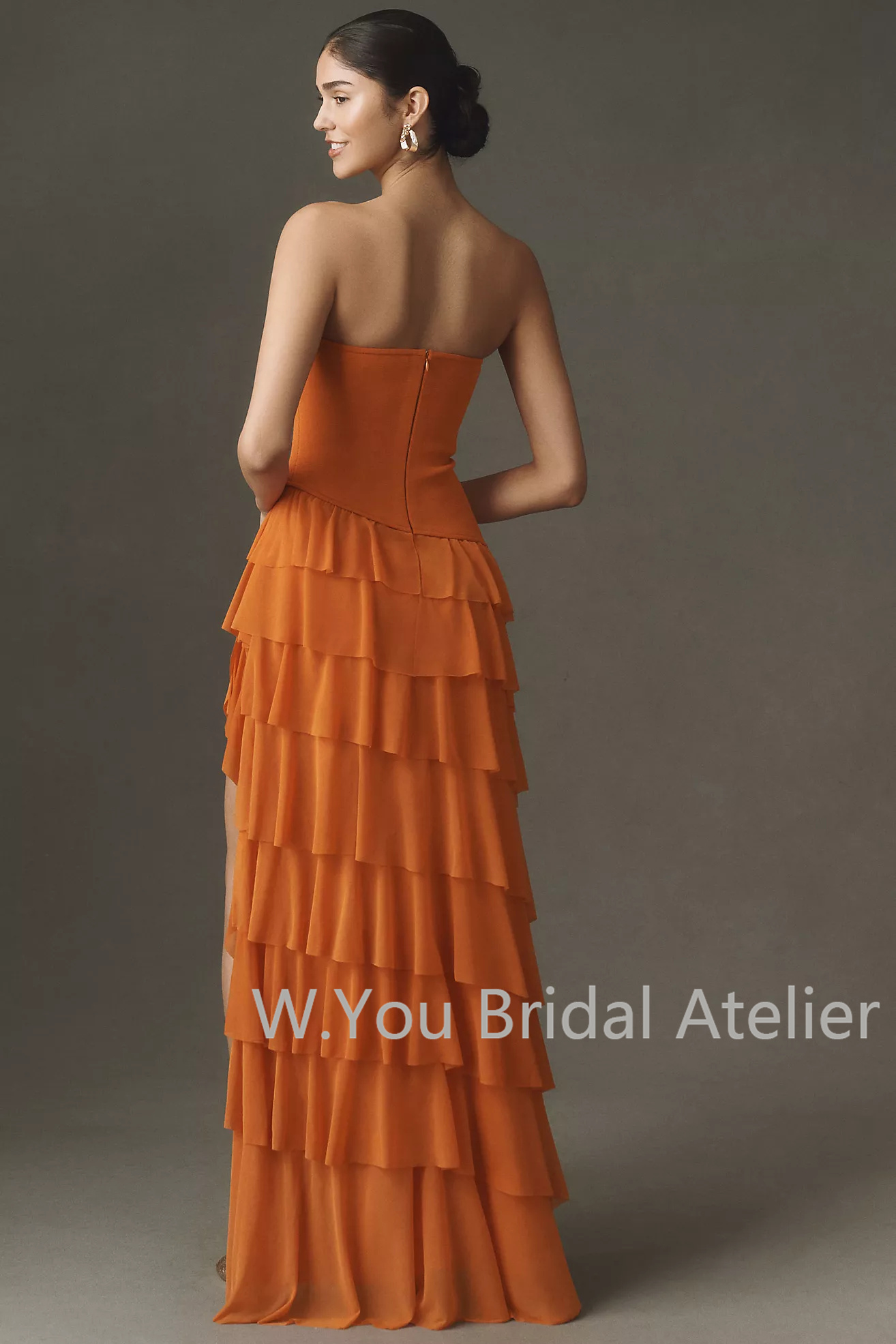 Gaun Malam Bertingkat dengan R - Women'S Formal Evening Wear Tops ulasan dan harga