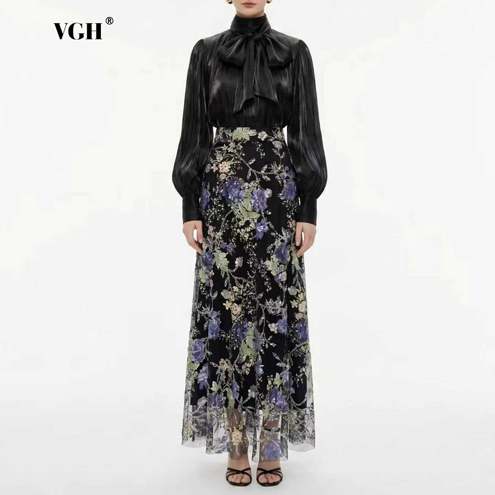 VGH Set Dua Potong Motif Bunga - Women'S Elegant Formal Wear ulasan dan harga