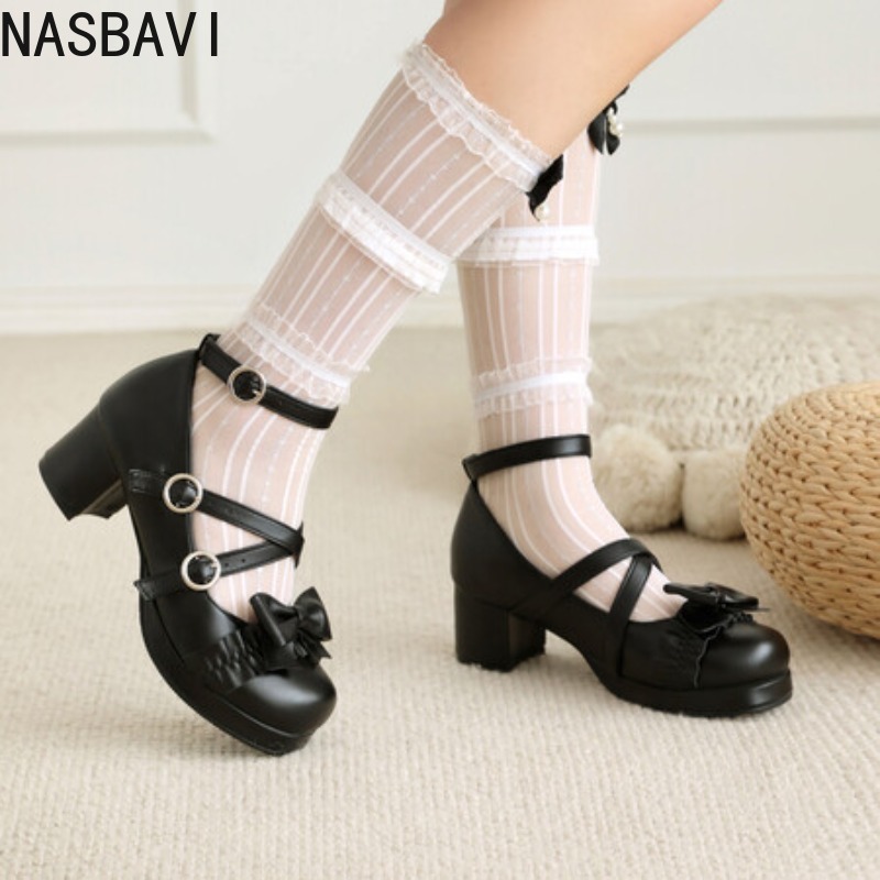 NASBAVI Sepatu Mary Janes Wani - Women Formal Office Wear Tops ulasan dan harga