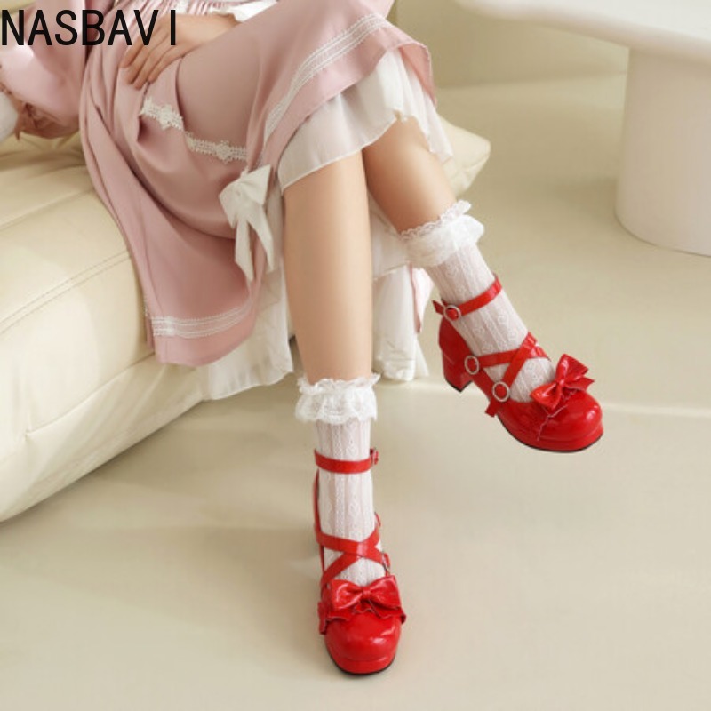 NASBAVI Sepatu Mary Janes Wani - Women Formal Office Wear Tops ulasan dan harga