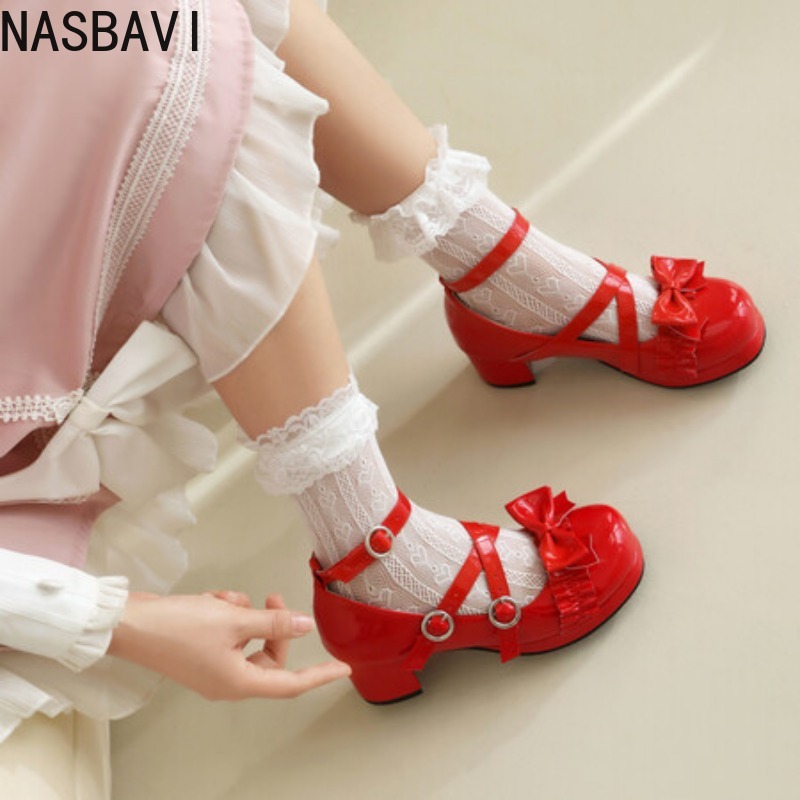 NASBAVI Sepatu Mary Janes Wani - Women Formal Office Wear Tops ulasan dan harga