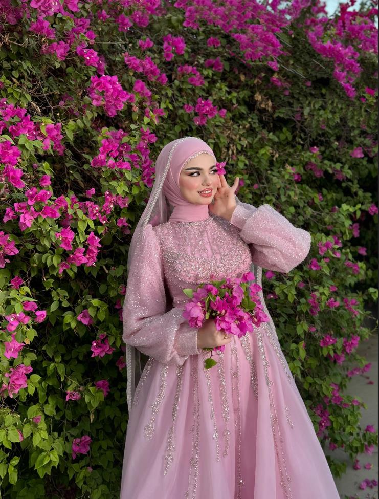 Gaun Malam Abiye Mewah Khusus  - Women Formal Wear Hijab ulasan dan harga
