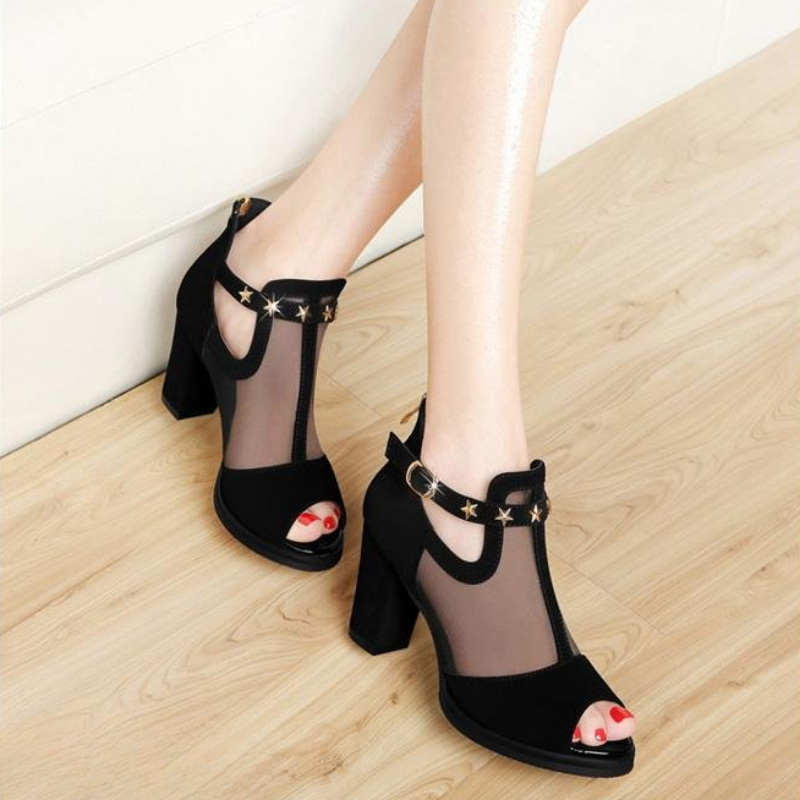 Sandal Wanita Hak Tinggi Model - Women Formal Wear For Office ulasan dan harga