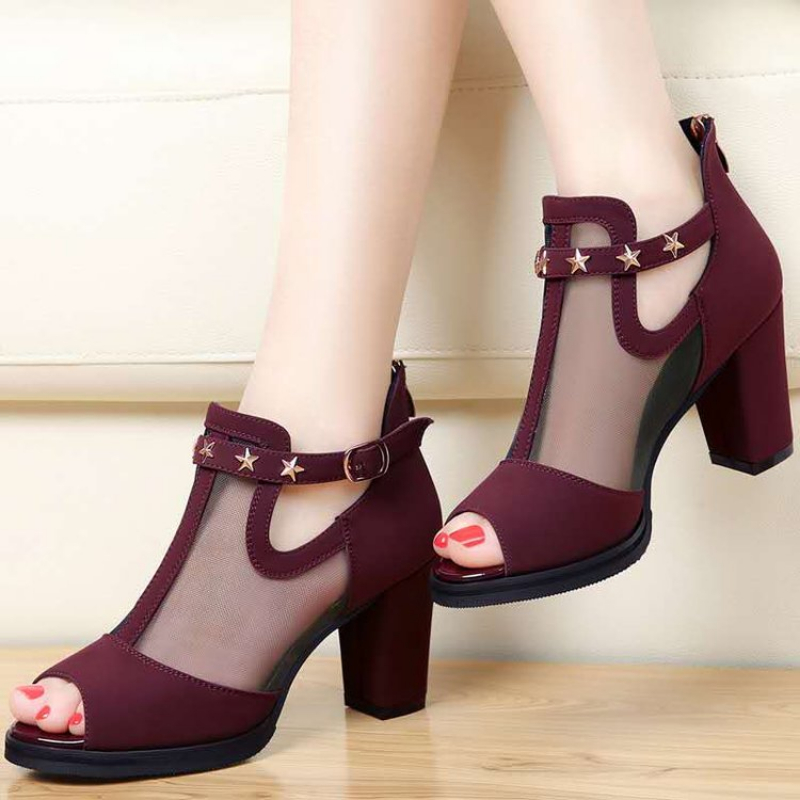 Sandal Wanita Hak Tinggi Model - Women Formal Wear For Office ulasan dan harga