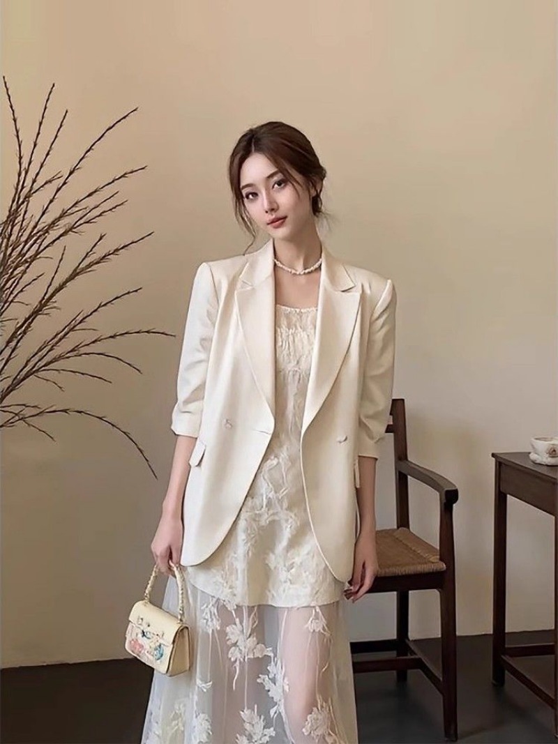 Set Gaun Musim Gugur Mewah Ter - Women Formal Wear For Office ulasan dan harga
