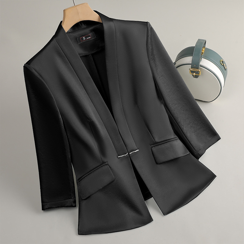 Blazer Hitam Putih Biru Wanita - Women Formal Wear Black And White ulasan dan harga