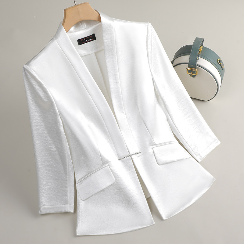 Blazer Hitam Putih Biru Wanita - Women Formal Wear Black And White ulasan dan harga