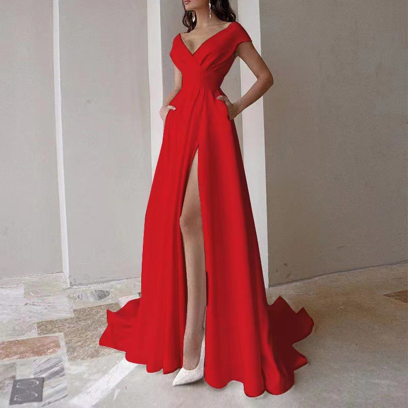 Gaun Wanita Elegan Panjang Men - Women Formal Wear Black And White ulasan dan harga
